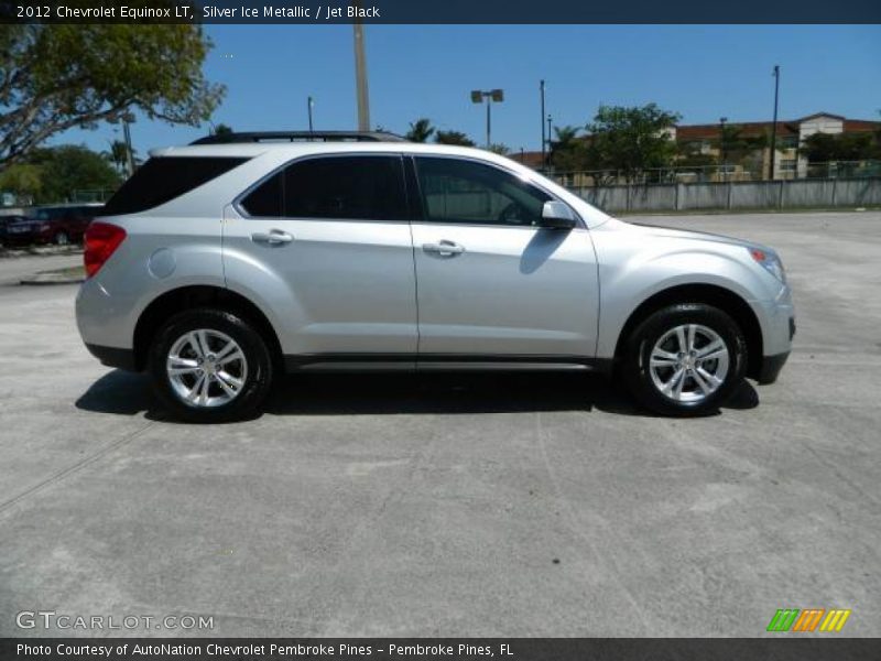 Silver Ice Metallic / Jet Black 2012 Chevrolet Equinox LT