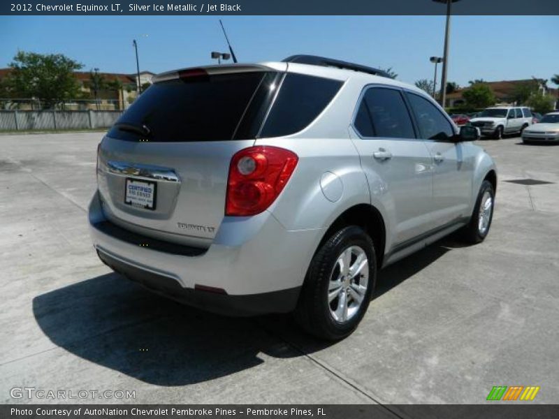 Silver Ice Metallic / Jet Black 2012 Chevrolet Equinox LT