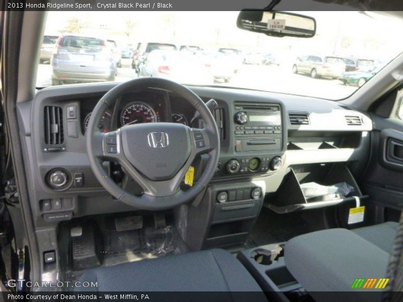 Crystal Black Pearl / Black 2013 Honda Ridgeline Sport