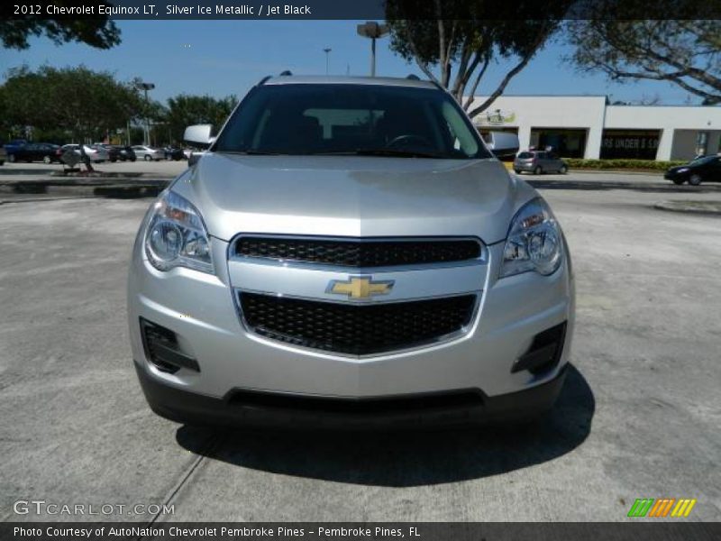 Silver Ice Metallic / Jet Black 2012 Chevrolet Equinox LT