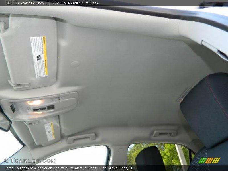 Silver Ice Metallic / Jet Black 2012 Chevrolet Equinox LT