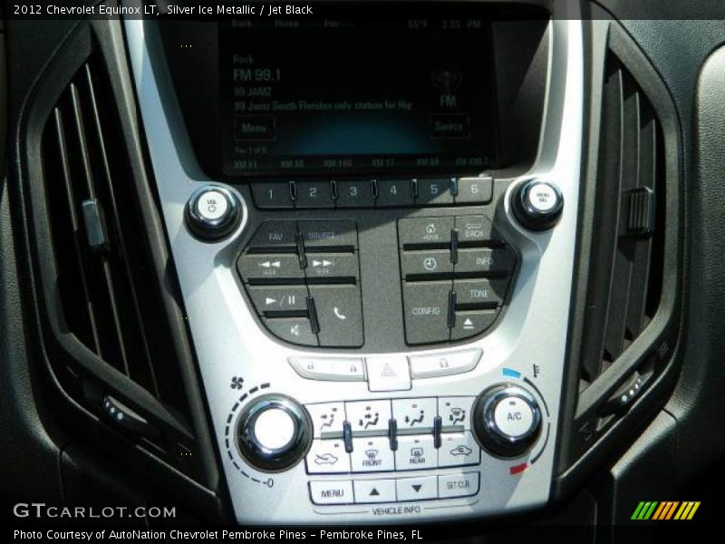 Silver Ice Metallic / Jet Black 2012 Chevrolet Equinox LT