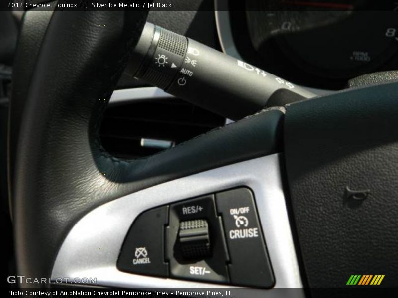 Silver Ice Metallic / Jet Black 2012 Chevrolet Equinox LT