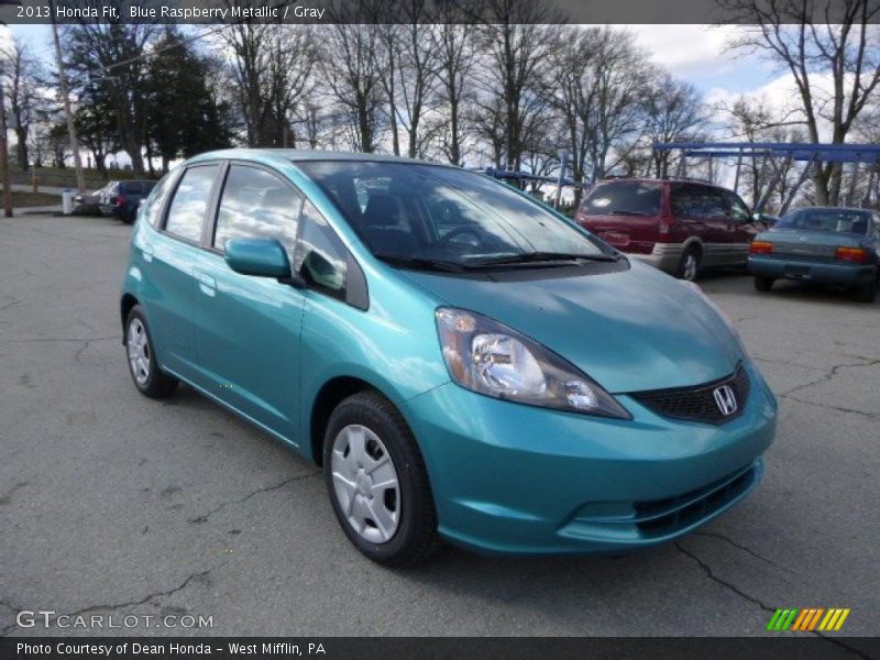 Blue Raspberry Metallic / Gray 2013 Honda Fit