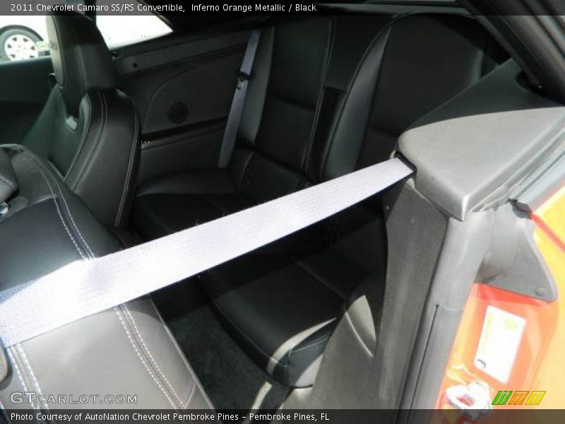 Inferno Orange Metallic / Black 2011 Chevrolet Camaro SS/RS Convertible