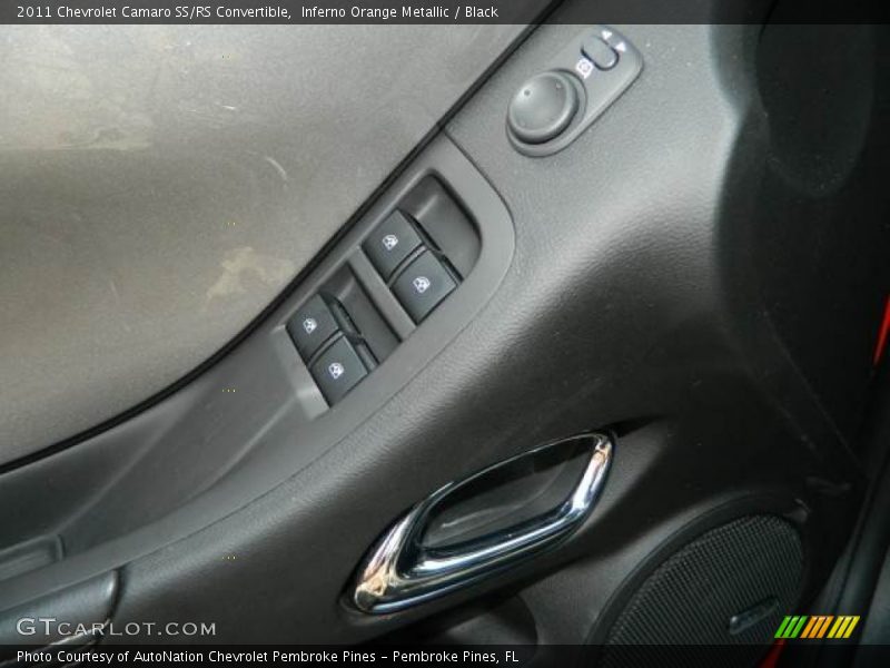 Inferno Orange Metallic / Black 2011 Chevrolet Camaro SS/RS Convertible