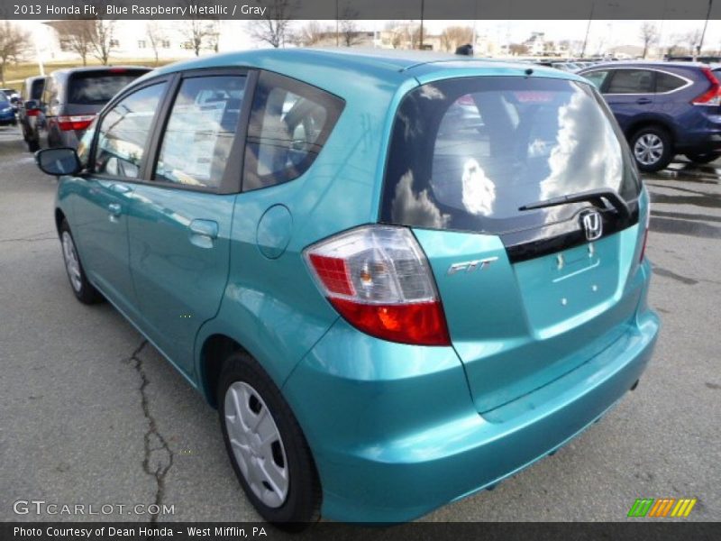 Blue Raspberry Metallic / Gray 2013 Honda Fit