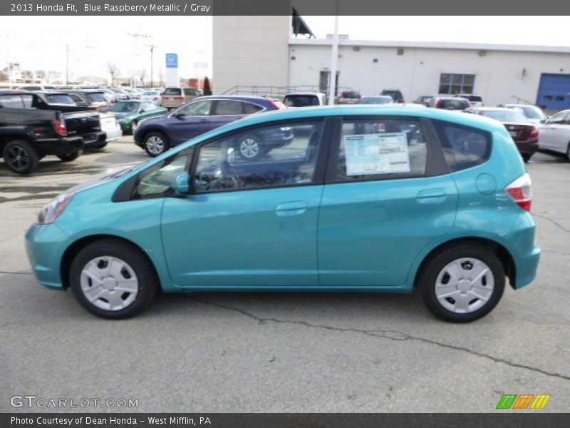 Blue Raspberry Metallic / Gray 2013 Honda Fit