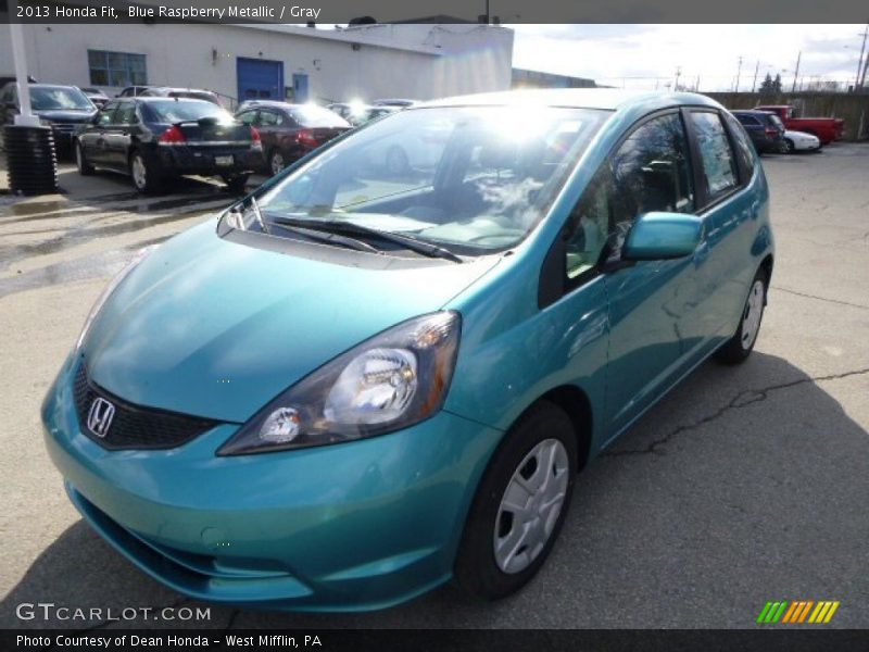 Blue Raspberry Metallic / Gray 2013 Honda Fit