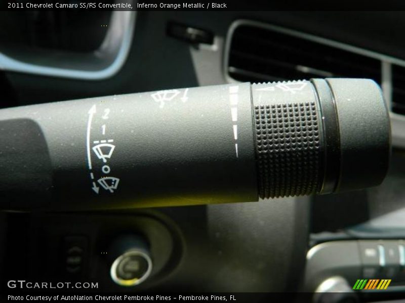 Inferno Orange Metallic / Black 2011 Chevrolet Camaro SS/RS Convertible