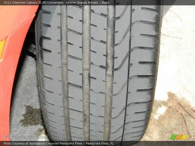 Inferno Orange Metallic / Black 2011 Chevrolet Camaro SS/RS Convertible