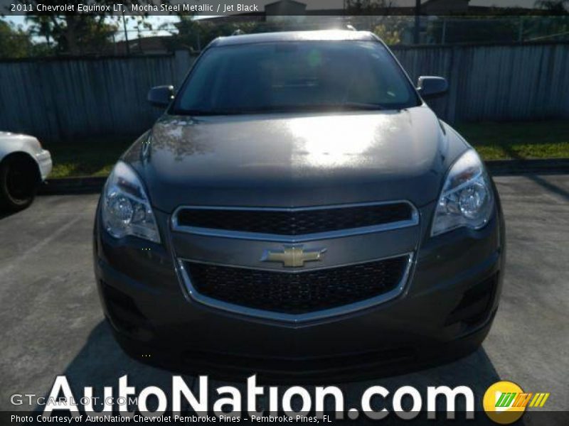 Mocha Steel Metallic / Jet Black 2011 Chevrolet Equinox LT