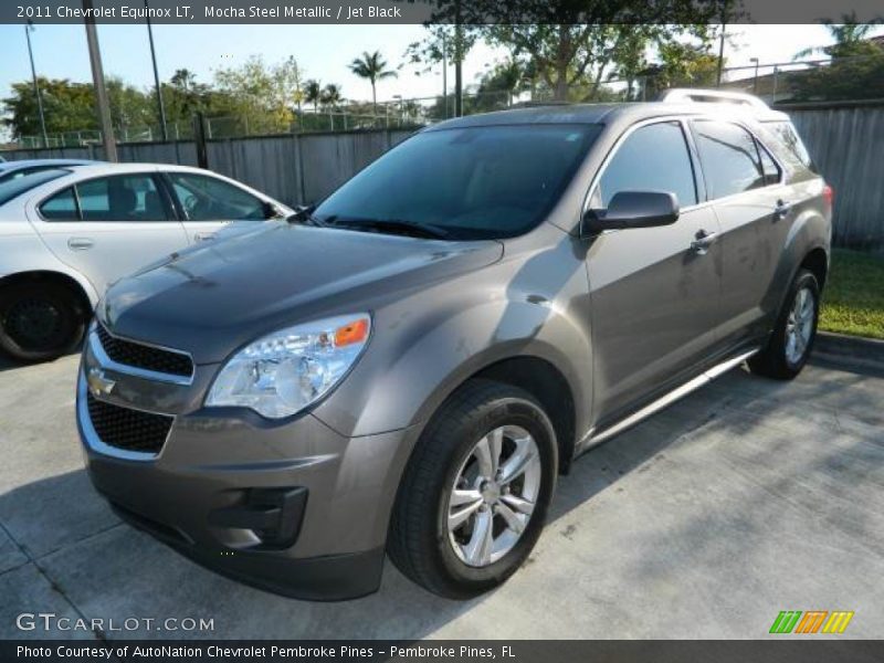 Mocha Steel Metallic / Jet Black 2011 Chevrolet Equinox LT