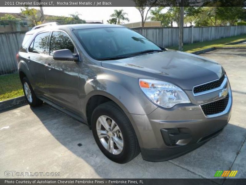 Mocha Steel Metallic / Jet Black 2011 Chevrolet Equinox LT