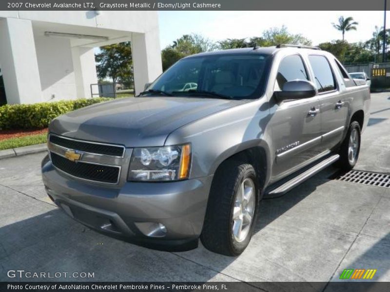 Graystone Metallic / Ebony/Light Cashmere 2007 Chevrolet Avalanche LTZ