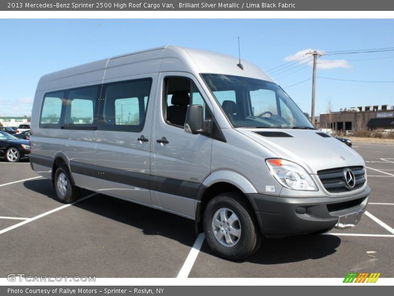 Front 3/4 View of 2013 Sprinter 2500 High Roof Cargo Van