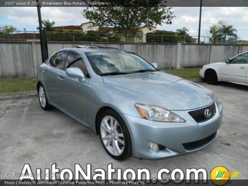 Breakwater Blue Metallic / Cashmere 2007 Lexus IS 250