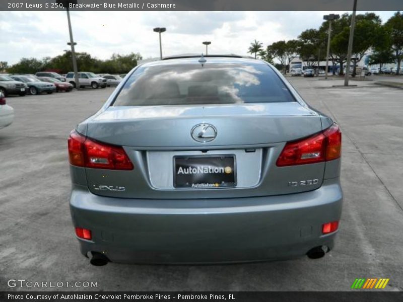 Breakwater Blue Metallic / Cashmere 2007 Lexus IS 250