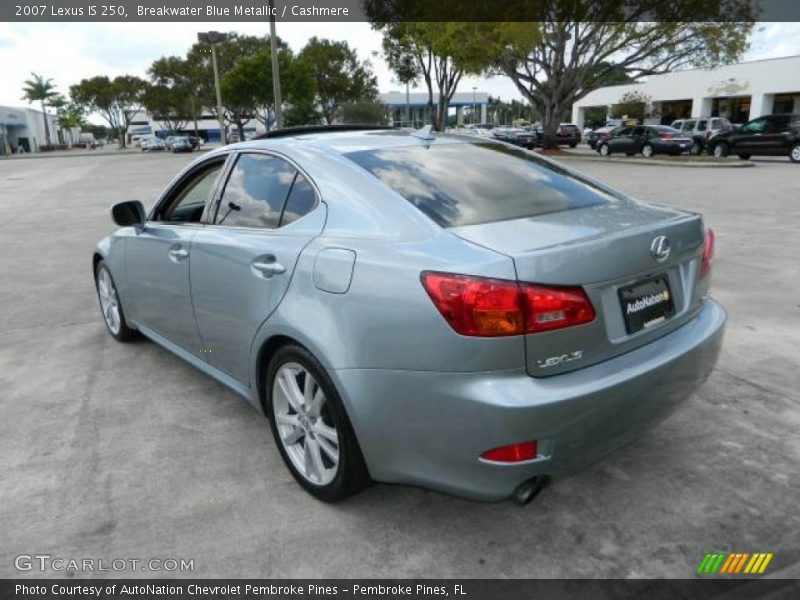 Breakwater Blue Metallic / Cashmere 2007 Lexus IS 250