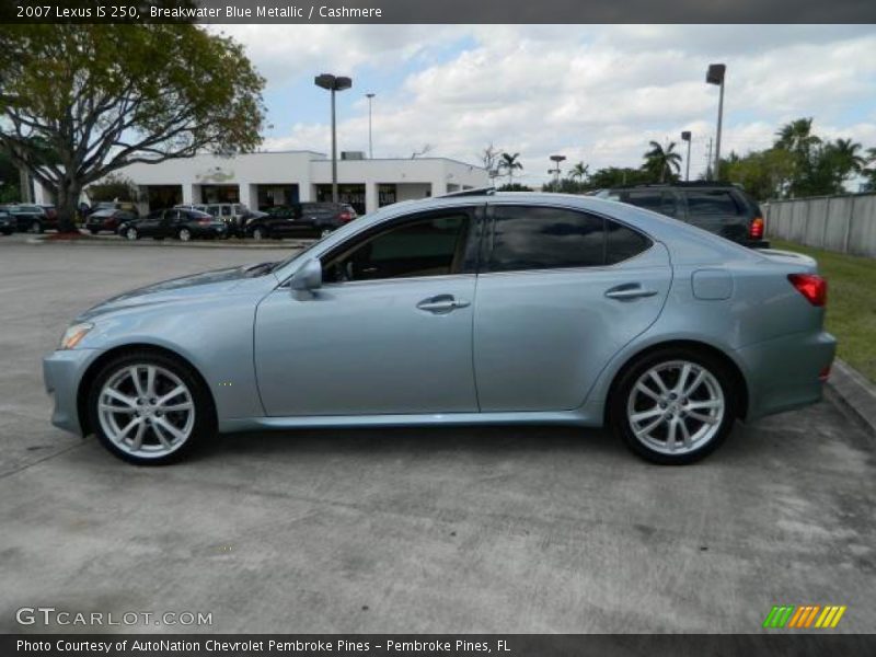 Breakwater Blue Metallic / Cashmere 2007 Lexus IS 250