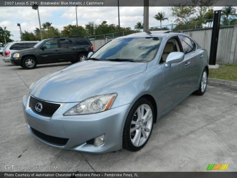 Breakwater Blue Metallic / Cashmere 2007 Lexus IS 250