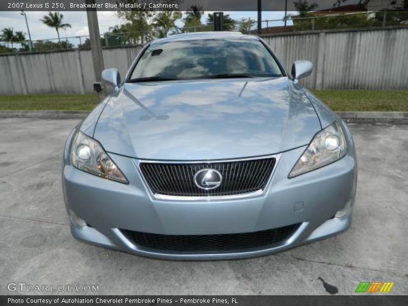 Breakwater Blue Metallic / Cashmere 2007 Lexus IS 250