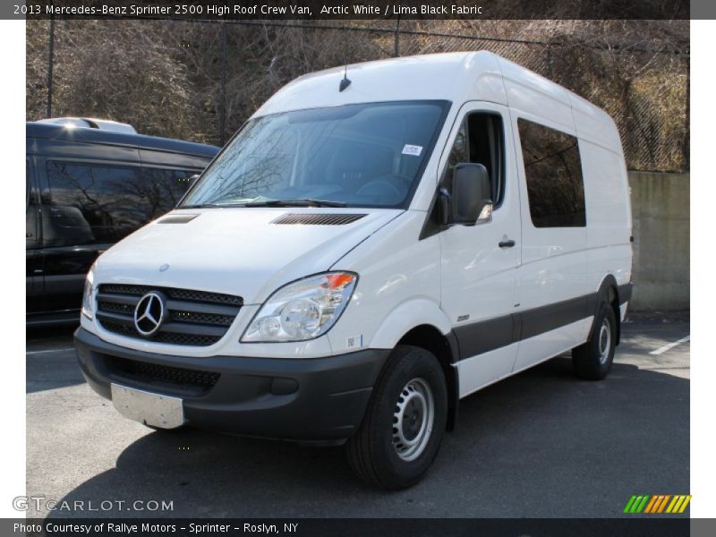 Arctic White / Lima Black Fabric 2013 Mercedes-Benz Sprinter 2500 High Roof Crew Van