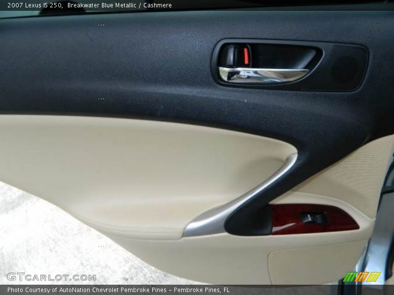 Breakwater Blue Metallic / Cashmere 2007 Lexus IS 250