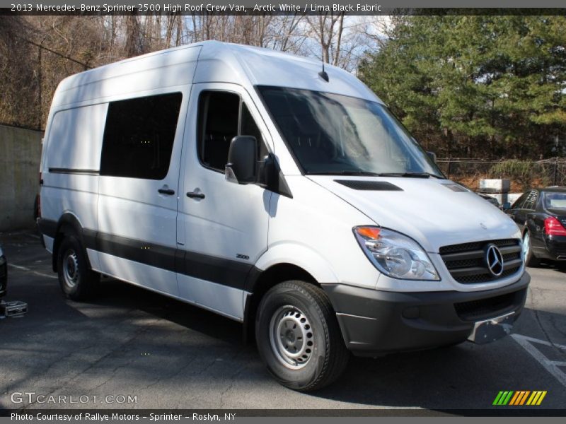 Arctic White / Lima Black Fabric 2013 Mercedes-Benz Sprinter 2500 High Roof Crew Van