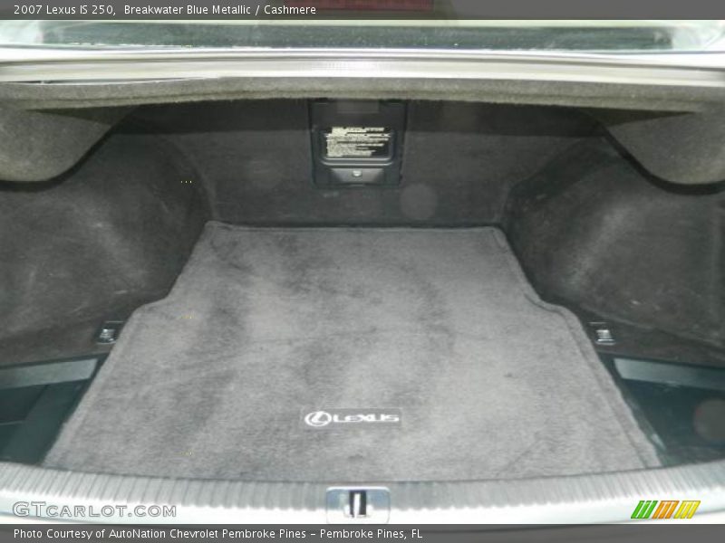 Breakwater Blue Metallic / Cashmere 2007 Lexus IS 250