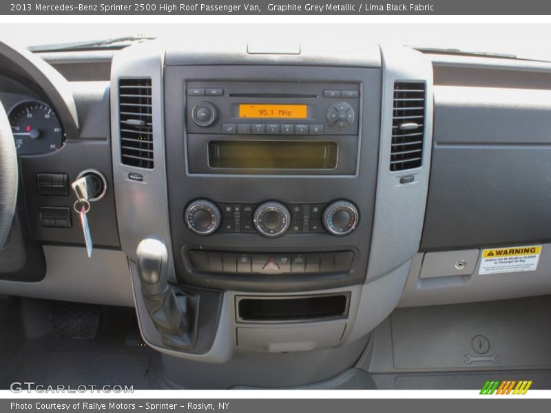 Controls of 2013 Sprinter 2500 High Roof Passenger Van