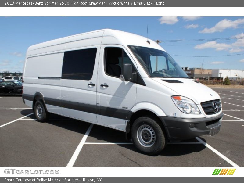 Front 3/4 View of 2013 Sprinter 2500 High Roof Crew Van