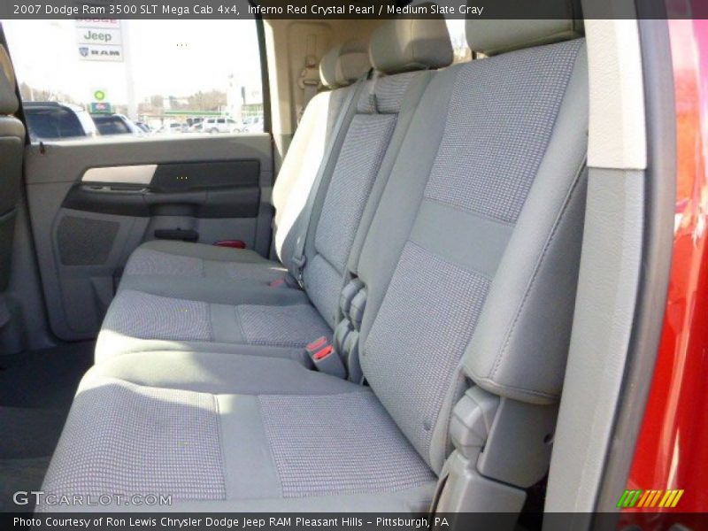 Inferno Red Crystal Pearl / Medium Slate Gray 2007 Dodge Ram 3500 SLT Mega Cab 4x4