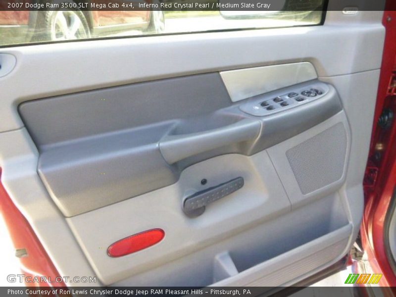 Inferno Red Crystal Pearl / Medium Slate Gray 2007 Dodge Ram 3500 SLT Mega Cab 4x4