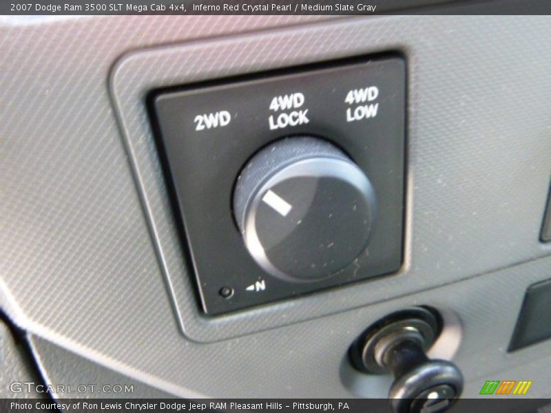 Inferno Red Crystal Pearl / Medium Slate Gray 2007 Dodge Ram 3500 SLT Mega Cab 4x4