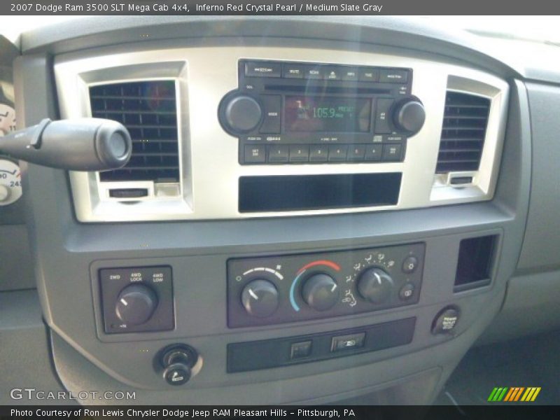 Inferno Red Crystal Pearl / Medium Slate Gray 2007 Dodge Ram 3500 SLT Mega Cab 4x4