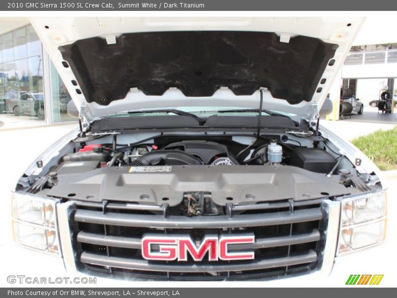Summit White / Dark Titanium 2010 GMC Sierra 1500 SL Crew Cab