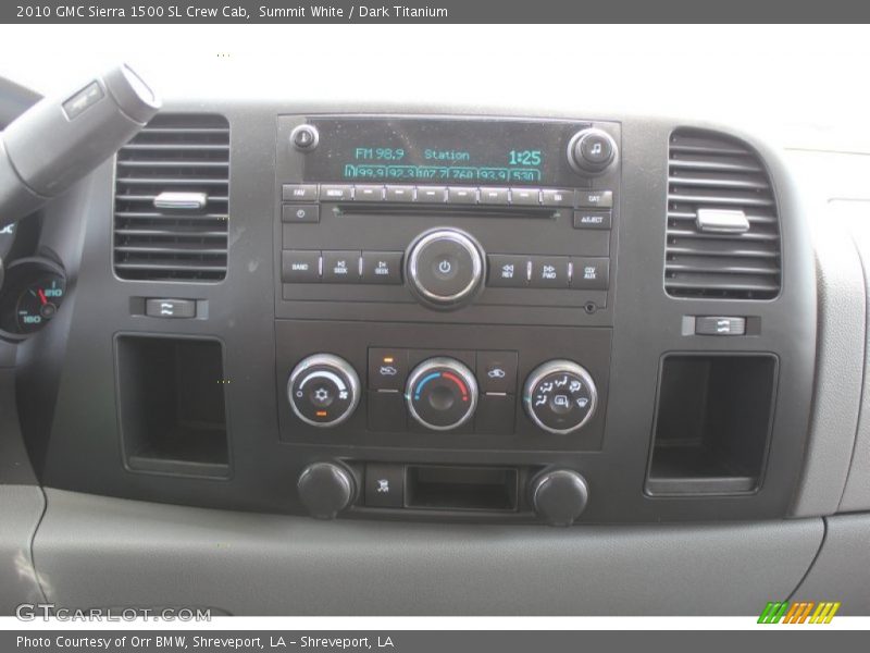Summit White / Dark Titanium 2010 GMC Sierra 1500 SL Crew Cab