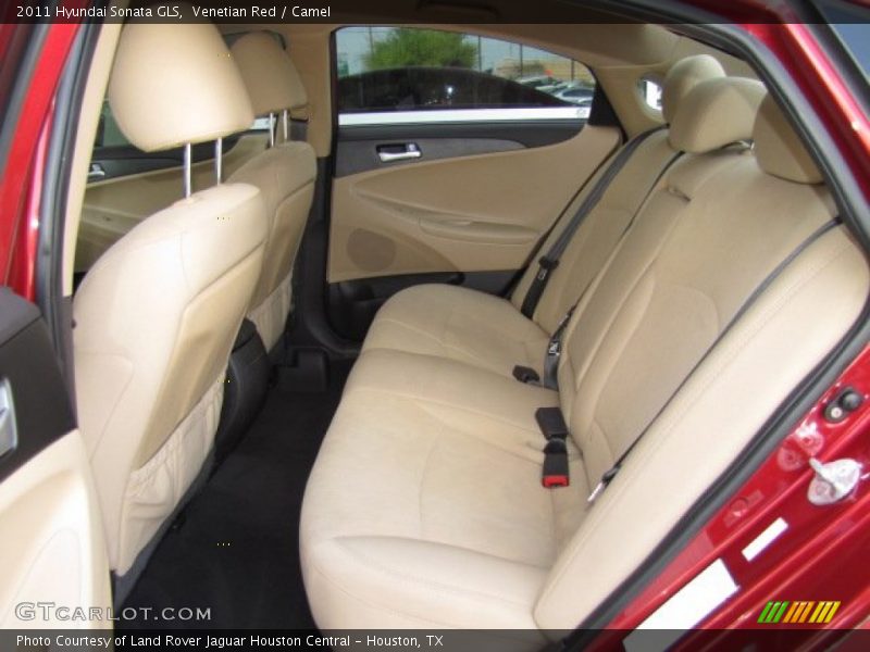 Venetian Red / Camel 2011 Hyundai Sonata GLS