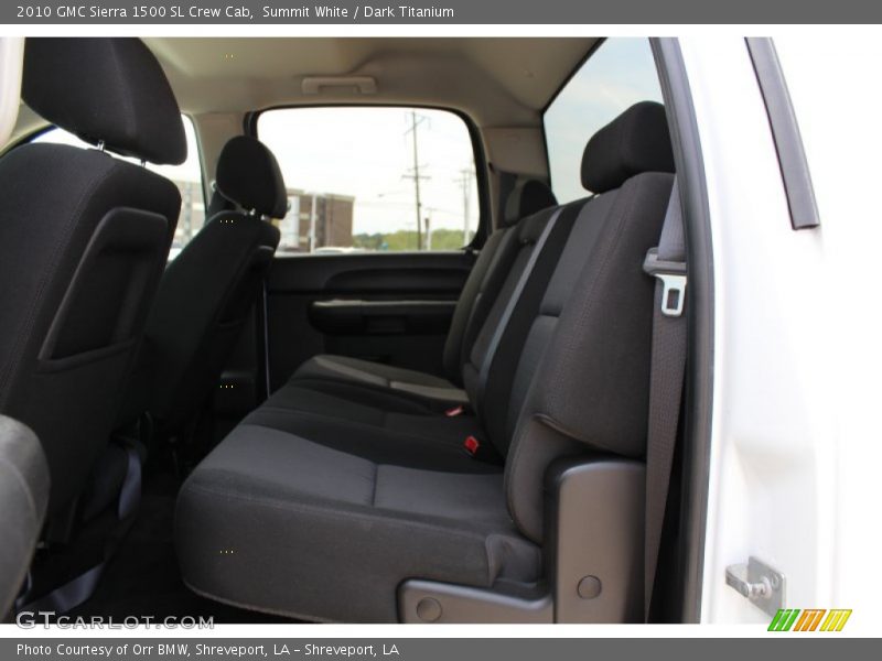 Summit White / Dark Titanium 2010 GMC Sierra 1500 SL Crew Cab
