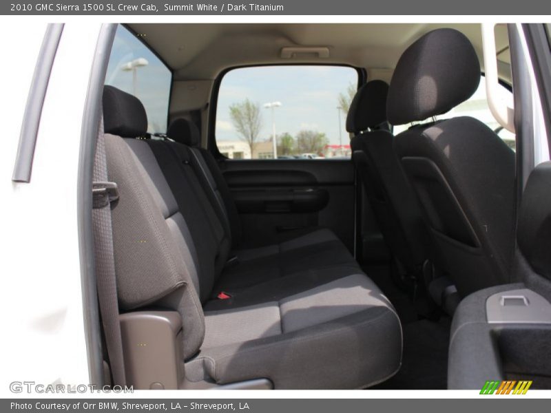 Summit White / Dark Titanium 2010 GMC Sierra 1500 SL Crew Cab