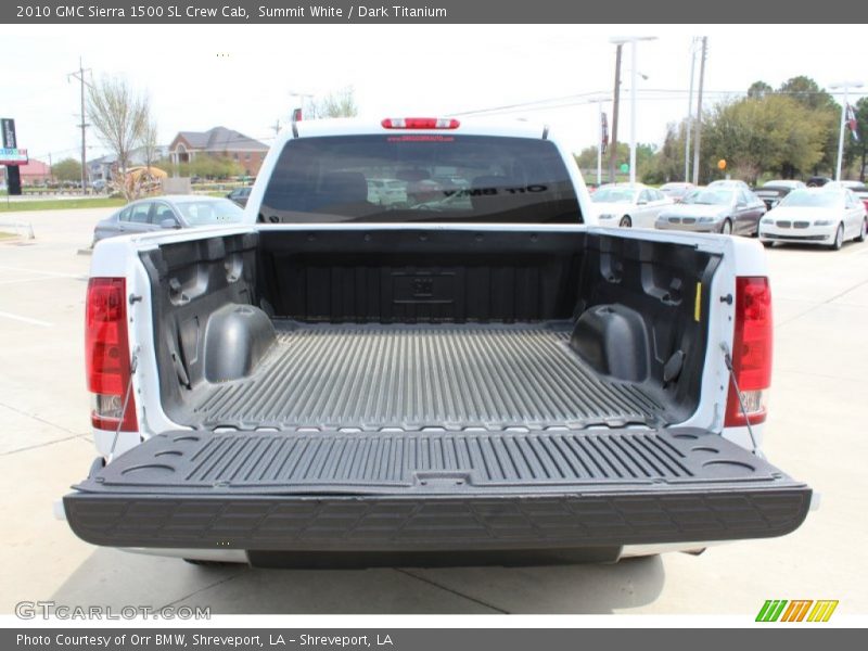 Summit White / Dark Titanium 2010 GMC Sierra 1500 SL Crew Cab