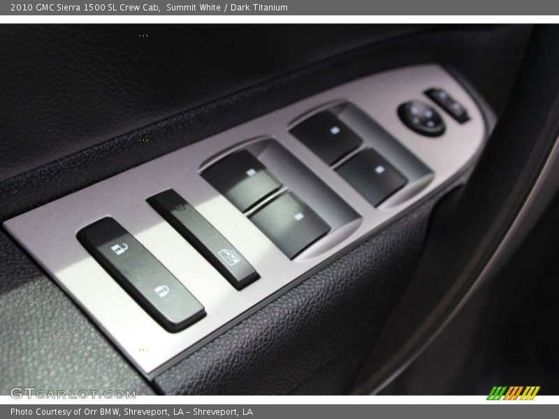 Summit White / Dark Titanium 2010 GMC Sierra 1500 SL Crew Cab