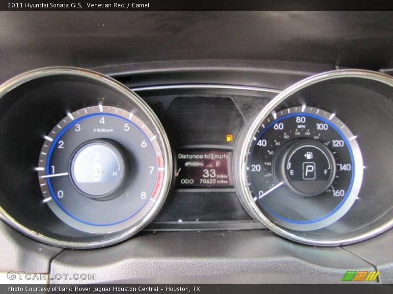 Venetian Red / Camel 2011 Hyundai Sonata GLS