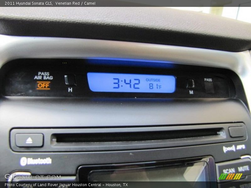 Venetian Red / Camel 2011 Hyundai Sonata GLS