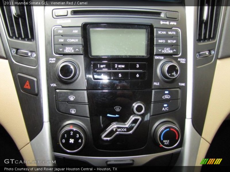 Venetian Red / Camel 2011 Hyundai Sonata GLS
