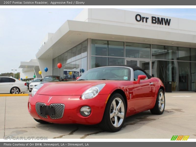 Aggressive Red / Ebony 2007 Pontiac Solstice Roadster