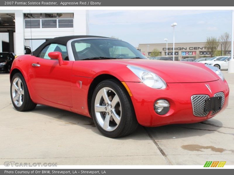 Aggressive Red / Ebony 2007 Pontiac Solstice Roadster