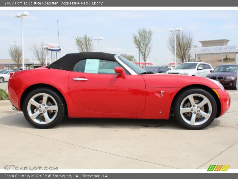 Aggressive Red / Ebony 2007 Pontiac Solstice Roadster