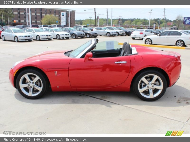 Aggressive Red / Ebony 2007 Pontiac Solstice Roadster